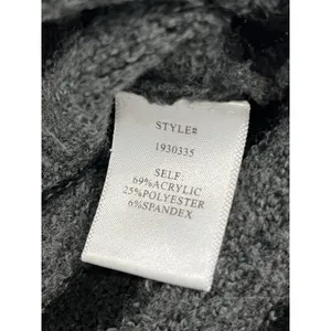 Current Air Striped Tunic Sweater Gray Black Long Sleeve‎ Pullover XS thumbnail 5