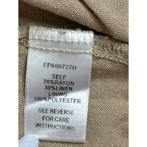 Aakaa pull on wide leg cropped palazzo elastic waistband pants, size medium thumbnail 3