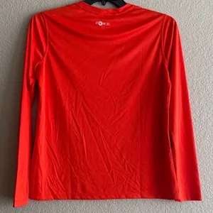 NEW Carhartt Force Sun Defender Women’s Orange Red Long Sleeve Shirt NWT Medium thumbnail 8