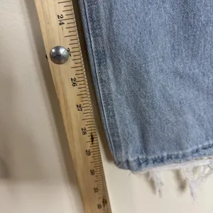 Vervet Blue Jeans Womens 26 Light Wash Leslie 90s Vintage‎ Flare Distressed thumbnail 7