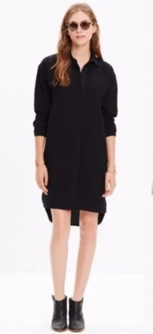 Madewell Moviehouse Shirt Black Dress thumbnail 1