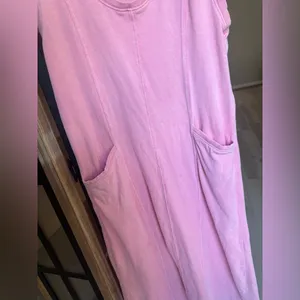 Daily Practice midi dress Anthropologie Seamed Sleeveless maxi vneck fp movement thumbnail 8