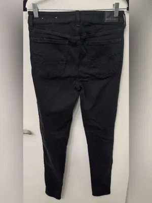 American Eagle Super Stretch High Rise Jeggings | Skinny Denim Jeans thumbnail 2