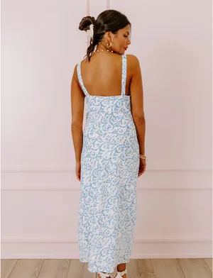 Olivaceous Floral Midi Dress thumbnail 3