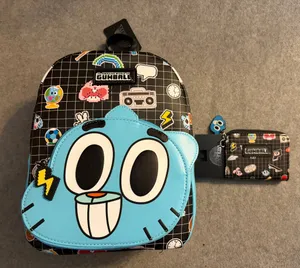 Bioworld The Amazing World of Gumball Mini Backpack and Wallet thumbnail 1