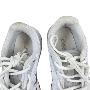 Asics Upcourt 5 Volleyball Shoes Womens 3.5 White Pure Silver Gum thumbnail 8