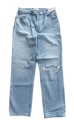 NWT Abercrombie & Fitch The 90’s Straight Ultra High Rise Jeans Size 30/10 thumbnail 1