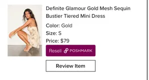 Lulus Sequin Gold Mini Dress thumbnail 5