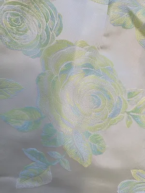 Lulus Brighter Side Mint Green Floral Satin Jacquard Mini Dress Size XL NY Jets thumbnail 5