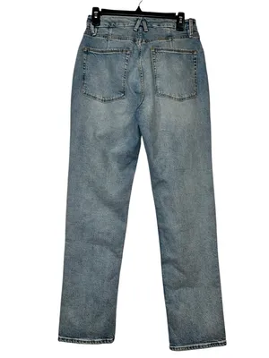 GOOD AMERICAN Good Icon Straight Diamond Jeans Size 4/27 NWOT thumbnail 4