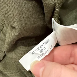 J.Crew Factory Linen Blend Utility Jogger Pants/Chinos Drawstring Waistband 12 thumbnail 14