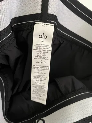 Alo Yoga NWT Suit Up Trouser Regular Lightweight Straight Leg Black Size M thumbnail 15