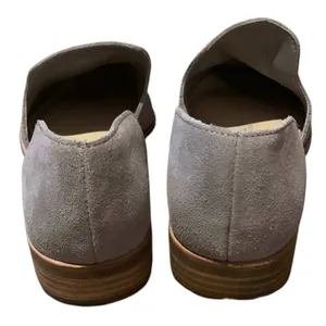 Dolce Vita Kelsa Flats Womens 6M Grey Perforated Suede D'Orsay Pointed Toe‎ Boho thumbnail 5