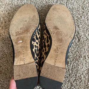 Michael Kors Calf-Hair Leopard Print Ballet Flats 6M Real Leather thumbnail 7