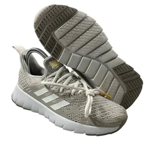 Adidas Asweego women's Grey White Knit Sneakers Size 6.5 thumbnail 1