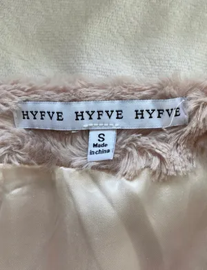 HYFVE Faux Fur Pink Coat thumbnail 4