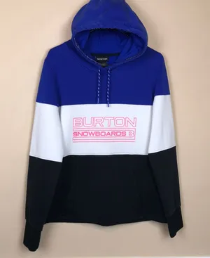 Burton Women’s Color Block “BURTON SNOWBOARDS” Graphic Fleece Lined Hoodie thumbnail 1