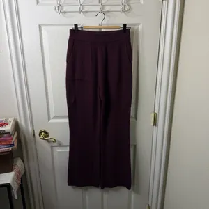 Athleta Felicity Cozy Pant Spiced‎ Cabernet Womens Size S thumbnail 3