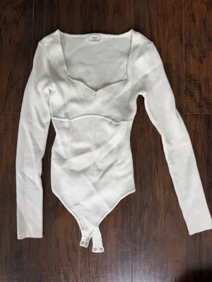 A&F Ribbed Body Suit thumbnail 1