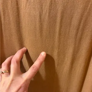 Skims Soft Lounge Shimmer Long Sleeve Maxi Dress in Camel thumbnail 8