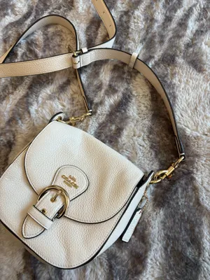 white Coach Kleo Shoulder Bag  thumbnail 6