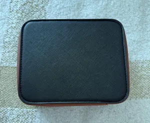 Lanvin Black and Brown Cosmetic Bag thumbnail 4