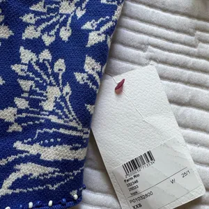 Farm Rio - Off-White Delicate Tapestry Knit Top thumbnail 6