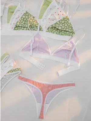 5 Sets Matching Bra and Panty Set Cute Sexy Lingerie Sets thumbnail 3