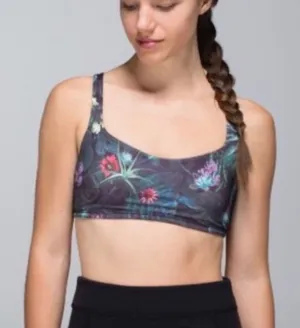 Lululemon Free To Be Bra Curious Jungle Multi Black Size 4 Activewear thumbnail 1
