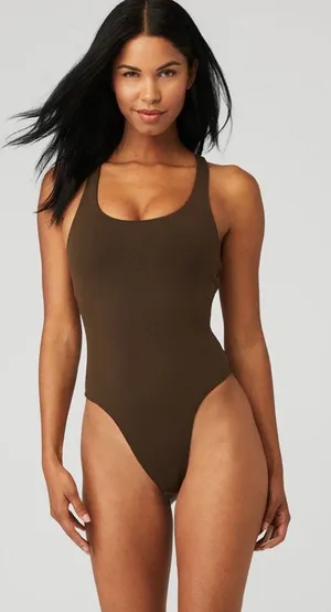 Alo Yoga Bodysuit Sleek Back thumbnail 1