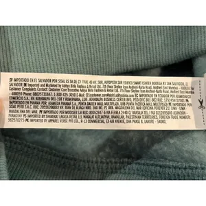 Forever 21 More Self Love Zip Hoodie Women's S Teal Green Fleece Oversized Cozy‎ thumbnail 7