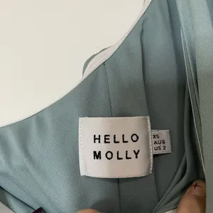 NWOT Hello Molly Ice blue one shoulder mini dress size US XS 2 thumbnail 6