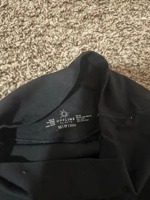 Black Real Me Aerie OFFLINE Leggings thumbnail 2