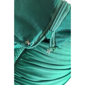 Lulus Emerald Green Ruched Maxi Dress XS thumbnail 9