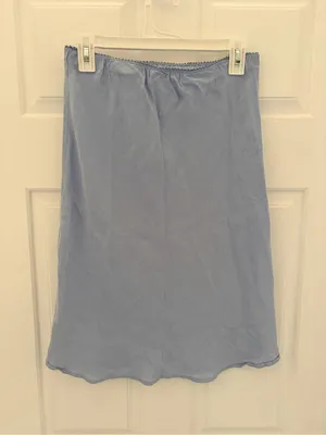 Cotton On Light Blue Women's A-Line Skirt thumbnail 3