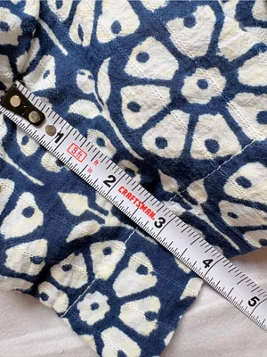 Roller Rabbit x Target L Daisy Floral Navy Side Tie Cotton Shorts thumbnail 12