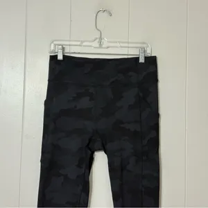 Lululemon Align Pant II Camo Black Gray Size 10 High Rise Yoga Leggings thumbnail 2
