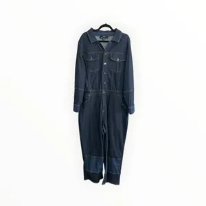 ERDEM x Universal Standard Myrtle Denim Jumpsuit Indigo M 18 20 Designer thumbnail 2