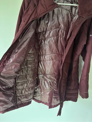 Columbia Long Line Maroon Puffer Hooded Winter Jacket Outdoor Insulated thumbnail 12