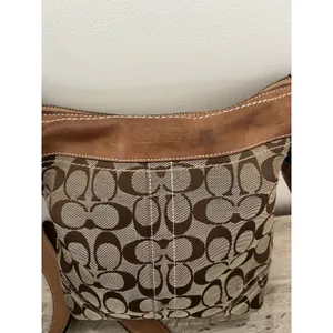 Coach Vintage Y2K F061-10402 Signature Jacquard Monogram Crossbody Bag thumbnail 4