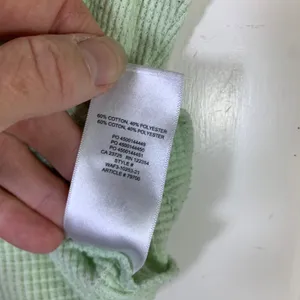 Tna Aritzia Women Mint Green Waffle Knit Notch Neck Crop Top SS Medium READ thumbnail 5