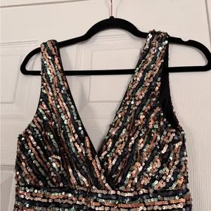 Lulus Multi Sequin Midi Dress Holiday Party New Year thumbnail 5