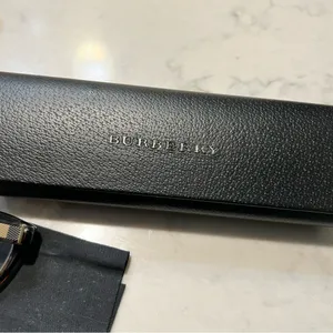 Burberry Tan Brown Eyeglass Frame & Case EUC thumbnail 7