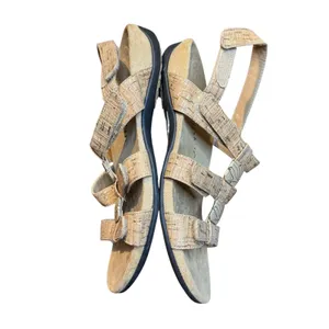 Vionic Amber Shoes Womens Size 8 Beige Cork Strappy Sandals Comfort Walking thumbnail 6