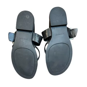 Vionic Shoes Womens Size 6.5 Black Julep Strappy Flat Slide Sandals Comfort thumbnail 8