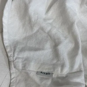 Orvis Linen White Beach Coastal Lagenlook Minimalist Blouse Size Medium thumbnail 11