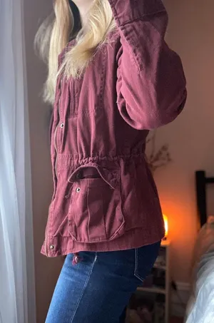 LA Hearts Red Zip Up Jacket thumbnail 2