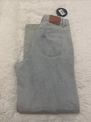 White Fox Boutique Light Blue Acid Wash Jeans thumbnail 3