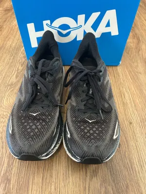 HOKA Clifton black athletic training running shoes sneakers women’s 9 Preowned thumbnail 6