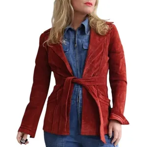 Arden B Vintage Suede Jacket Women Medium Rust Y2K Vintage Boho Western Autumnal thumbnail 1